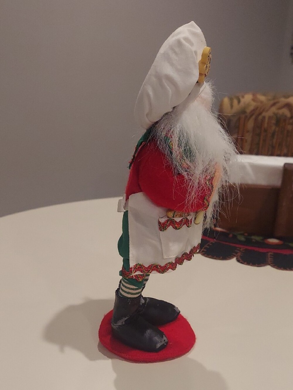 Vintage Annalee Holiday Chef Santa - Picture 2 of 10